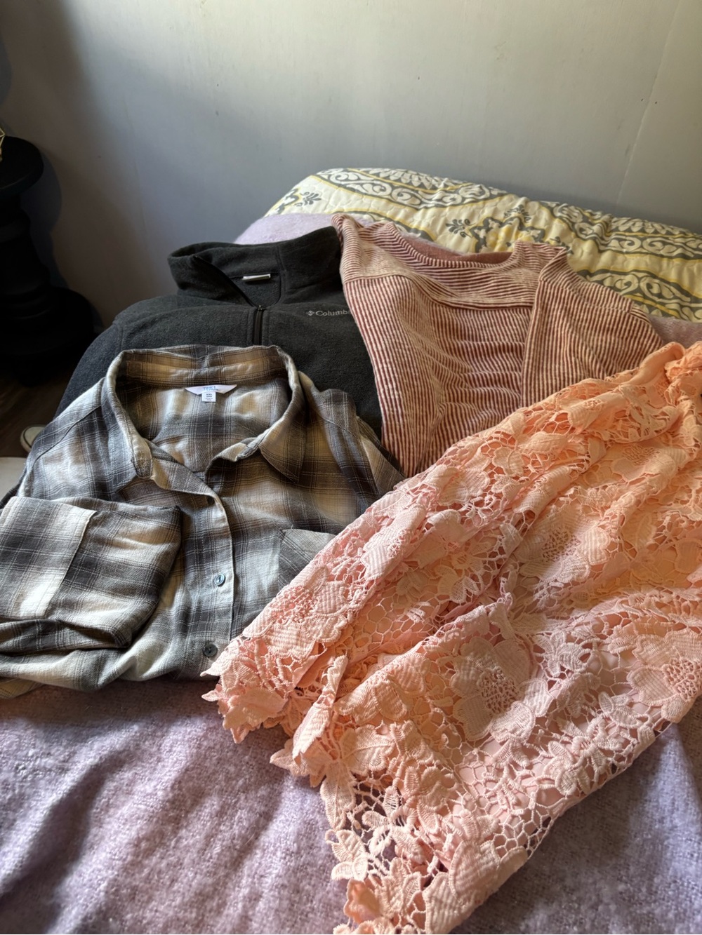 Bundle with jackets and tops